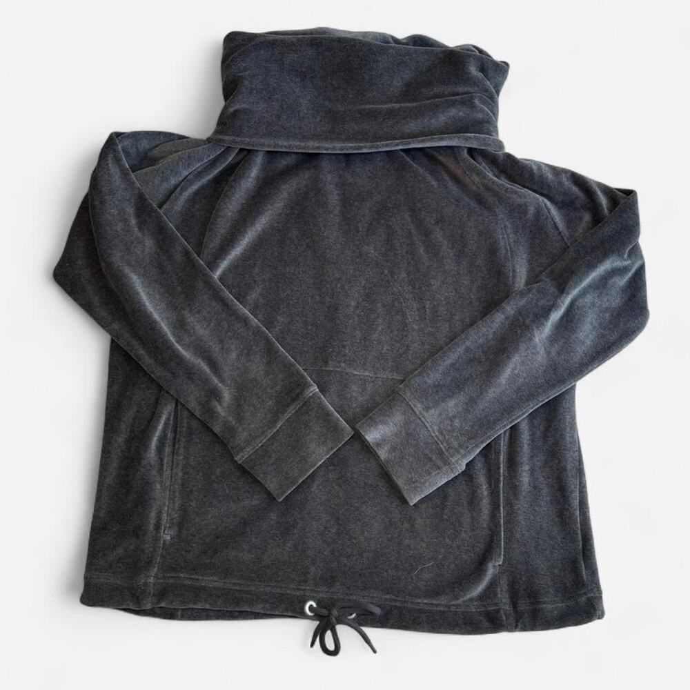 Athleta Women's Hoodie S Gray Multicolor Velour Casual